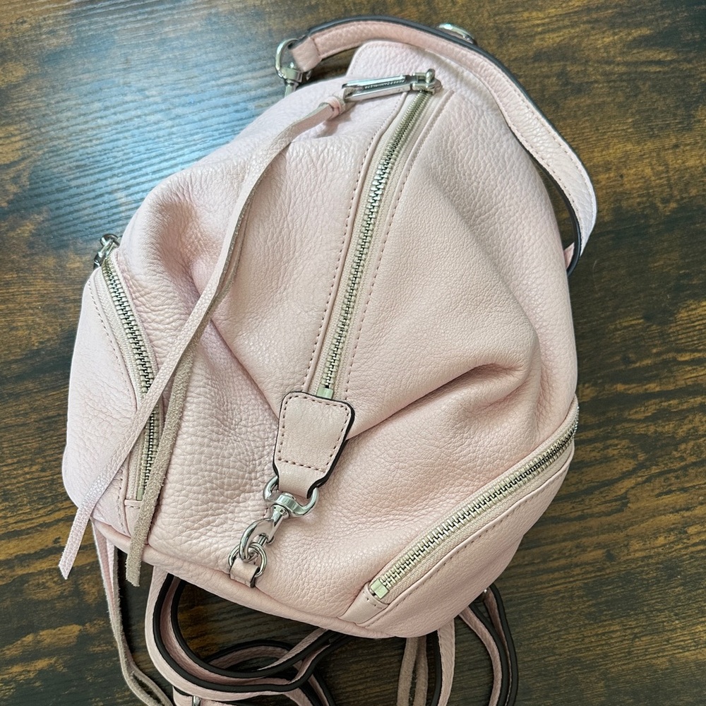 Rebecca Minkoff Pink Leather Mini Backpack